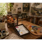 Vintage Weber Permalba Artists Oil Color Sampler Set No 3108 Tubes Made Usa. Fixed Price $49.99.