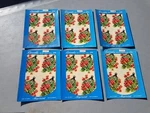 Lot Of 6 Nos Meyercord Decals Labels Stickers Hanging Red Flowers Kitchen Deco. Fixed Price $17.59.