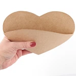 Package Of 4 Factory Direct Craft Paper Mache 8" Hearts With Pocket. Fixed Price $21.76.