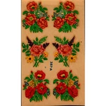 Vintage Duro 357-A Floral Decals Mid-century Water Transfer Flowers Sheet. Fixed Price $9.97.