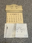 Sun Glo 1380 1636 Geese Calender Holder To Paint W/ Instruc.. Fixed Price $18.99.