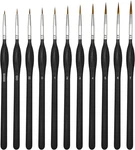 11PCS Fine Detail Brushes Set, Miniature Painting Kit For Oil, Acr. Fixed Price $11.99.