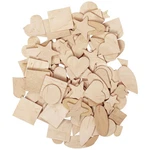 Creativity Street Natural Wood Shapes Assortment CK-369901. Fixed Price $36.48.