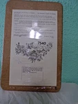 Vintage Tri-chem Butterflies & Flowers Cork Hotplate 7540 Paint By Number Nos. Fixed Price $15.83.