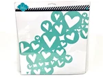 American Crafts Heidi Swapp Large Spray Stencil Hearts. Fixed Price $8.99.