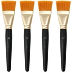 1.5 Inch Craft Brushes 4 Pack, Acrylic Oil Face Mask Painting, Black. Fixed Price $23.98.