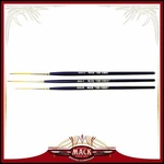 Set (3) The Virus Series 444 Size 0-2 Scrolling Script Brush Blend Golden Taklon. Fixed Price $23.99.