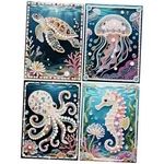 Ajepon 4 Pack Pearl Painting Kits For Adults - WYZ035+WYZ036+WYZ037+WYZ038. Fixed Price $36.75.