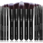 Shany Black Bombshell 14-PIECE Complete Makeup Brush Set Pcs. Fixed Price $18.95.