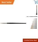 Watercolor Brush Series 7 Round Sable #4 Natural Fibers Short Handle. Fixed Price $76.98.
