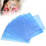 12 Pcs Reusable Face Stencils Easy Body Painting Makeup Template Set. Fixed Price $15.24.