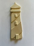 Unfinished Wood Lighthouse Cutout Raised 2.75 X Darice Diy Craft Art Decor. Fixed Price $9.75.