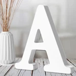 Aocean 6 Inch White Wood Letters - Unfinished For Wall Christmas De. Fixed Price $7.53.