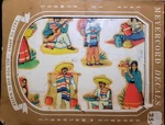 Meyercord Vintage Mexican Theme Water Slide Decals. Fixed Price $33.00.