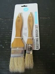 Martha Stewart Natural Bristle Basting Brush Set. Fixed Price $10.95.