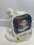 New Vintage Wee Crafts Accents Unlimited #64028 Bears & Snowman Christmas. Fixed Price $45.00.