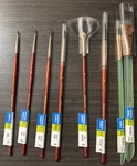 (8)PRINCETON Neptune Watercolor Brushes Lot Of Different Brand Level 3. Fixed Price $34.95.