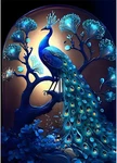 Senqao Peacock Diamond Painting Kits For Adults, Diy 5D Full Drill Art. Fixed Price $14.56.