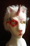 - Zagone Studios "unicorn Cat" Handmade Mask. Fixed Price $39.00.