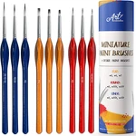 Miniature Paint Brushes - Fine Point Detail Set. Perfect For Acrylic, Oil,. Fixed Price $10.99.
