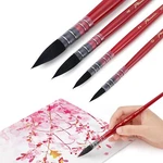 Lightwish Watercolor Brushes Set, Synthetic Squirrel Hair Paint Large, Red. Fixed Price $31.11.