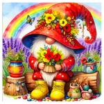 Hill Froeistung Gnome Diamond Painting Kits For Adults,flower HF-A200. Fixed Price $15.92.