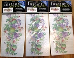 Imperial Instant Stencils Rub On Fruit Apple Grape Strawberry Vintage Large. Fixed Price $16.09.