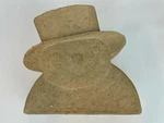 Paper Mache Unfinished Unpainted 3D Snowman Head Shaped Box. Fixed Price $8.99.