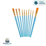 Versatile Artist Paint Brushes Set 10-PACK Round Tips For Creative Projects. Fixed Price $7.67.