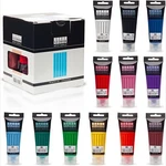 Dor Acrylic Paint Set 12COLORS 75ML Waterproof, Vibrant, Non-toxic. Fixed Price $19.90.