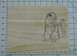 Tri Chem Ready To Paint Craft Liquid Embroidery 7045 Small Chipmunk Tv Log Cover. Fixed Price $19.99.