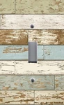 Rustic Peeling Paint Aged Reclaimed Beach Wood Light Switch Plates Outlet Decor. Fixed Price $18.00.