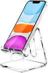 Acrylic Cell Phone Stand, Portable Clear For Desk, Compatible With. Fixed Price $15.24.