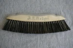 Gorham Sterling Silver Coat Clothes Brush - Natural Bristle J. A. Hedges Mono. Fixed Price $62.10.
