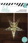 American Crafts Gold Star Paper Lantern 340572 Heidi Swapp Five Point 11 New. Fixed Price $9.50.