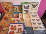 15 Meyercord Decal Transfer Art Eagle Dutch Boy Girl Raccoon New. Fixed Price $18.95.