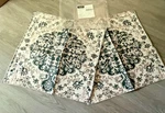 2 Vakado Cream, Taupe And Green Burlap/ Canvas Look Pillow Covers 18" X. Fixed Price $7.00.