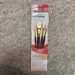 Princeton Real Value Series Red Short Handled Brush Sets. Fixed Price $12.00.