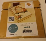 Kaisercraft Diy Beyond The Page C6 Card Box 7 1/4 5 2" You Decorate. Fixed Price $5.49.