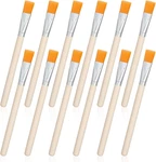 12PCS Craft Brushes Small Flat Paints Acrylic. Fixed Price $7.85.