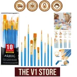 Creative 10PC Synthetic Set High-quality Brushes For All Painting Styles. Fixed Price $6.39.