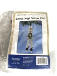 Sunrise Wooden Ornament Kit Long Legs Snow Girl Set Of 4 Vintage Christmas Craft. Fixed Price $9.99.