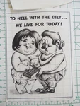 Tri Chem Picture Craft Liquid Embroidery 7263 Hell With Diet Live For Today. Fixed Price $19.99.