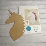 Kaisercraft Huge Unicorn Wall Art Blank Unfinished Wooden Kit Decor. Fixed Price $25.00.