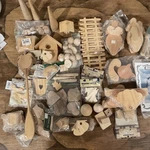 35+ Misc. Folk Wood Cut Outs Birdhouses Angels Hearts Rounds Etc.no Patterns. Fixed Price $29.00.