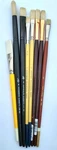 8 Vintage Bristle Paint Brushes Grumbacher Windsor Newton Dick Blick R. Simmons. Fixed Price $70.00.