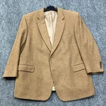 Jos Bank Gordon 100% Camel Hair Blazer Tan Sport Coat Mens 50R Two Button. Fixed Price $35.96.