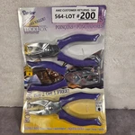Darice Crafters Set Of 3 Hole Punches Paper Plastic Foamies Leather Crafting. Fixed Price $24.69.