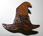 Harry Potter Movies Sorting Hat Image Metal Enamel Lapel Pin 2" X 1.75". Fixed Price $10.99.