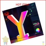 Coplsdors Light Up Letters Marquee - Music Sync Rgb Color Changing Led. Fixed Price $19.63.